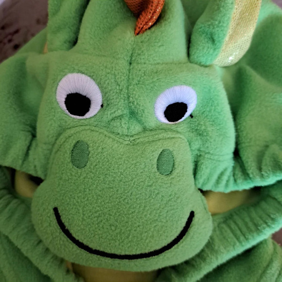 Carters Dragon Halloween Costume One Piece Size 3-6 Months - Picture 4 of 4